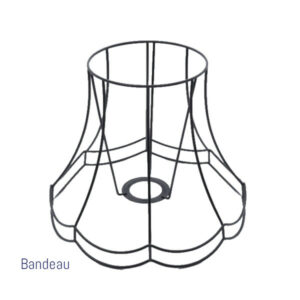 Abat-jour pagode à bandeau